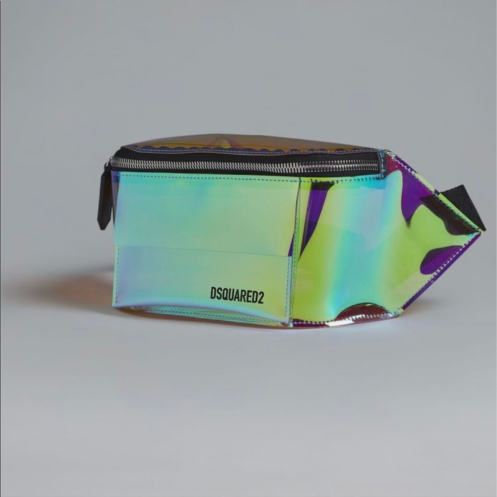 Dsquared2 Men's Multicolor Pvc Belt Bag